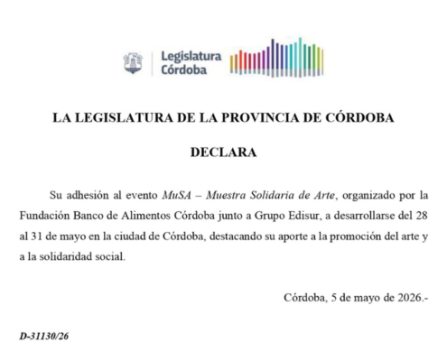 beneplacito Legislatura de Córdoba MuSA